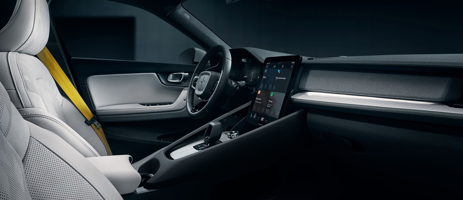 Polestar 2 sisältä